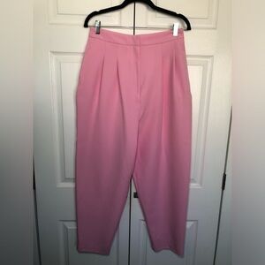 Pink ASOS Wide Leg Crop Pants Size US 8